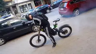 Elcykel BOLT burnout 85% battery