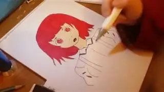 Random Drawing and coloration with touchfive