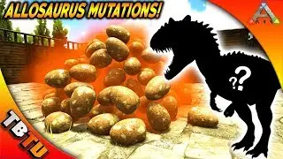 FULLY MUTATED ALLOSAURUS! ALLOSAURUS BREEDING AND MUTATIONS! Ark: Survival Evolved Zoo