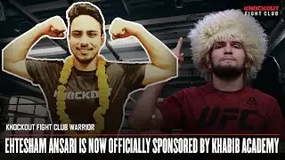 Knockout Fight Club warrior is now officially sponsored by Khabib Academy