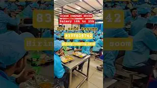 Dixon Company Noida 85 🔥 Salary ₹15k-18k | Direct Joining!