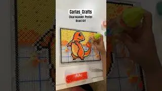 Perler beads art Timelapse #charmander #pokemon