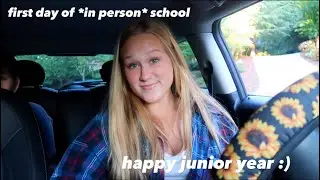first day of *in person* school grwm + vlog