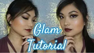 Glam Tutorial | Bronze Jouer Eyeshadows | Coloured Raine Metallic Lipstick