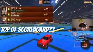 Rizzo Hits Ridiculous Pass In RLCS Scrim