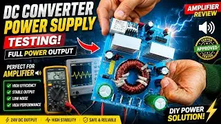DC Conveartor | Amplifier 🔊 | Amplifier Review Full Powersupply DC Power Supply Testing 💥