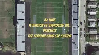 RZ Turf &ldquo;Spartan Sand Cap&rdquo; Athletic Turf Field trenching drainage system