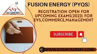 FUSION ENERGY(PYQS).EVSACADEMY
