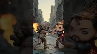 Ai Superhero Fight Doomsday Vs Superman #hybrid #ai #aifights #marvel #funny #superherofusion