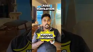 Cross ventilation| Windows Placement Based on Wind Direction✅👷&zwj;♂️ As A Engineer Tamil #Shorts