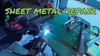 Welding Sheet Metal for Hood Repair