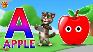 ABC Song - Alphabet - ABCs & 123s - A for Apple🍎- Phonics  - Kids Songs & Nursery Rhyme for Children