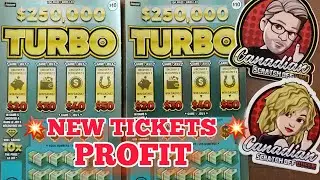 NEW!! $10 TURBO $250,000 Scratch Off Tickets | Olg