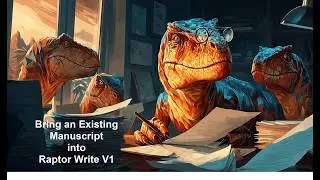 Bring an Existing Project into Raptor Write V1
