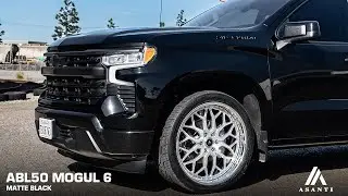 Asanti AS225 Vice 6 | Brushed | 24x10 | 2023 Chevrolet Silverado