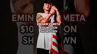 EMINEM VS META $109 MILLION SHOWDOWN #eminem #markzuckerberg #meta #shorts