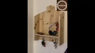 How to make a key holder / hallway shelf