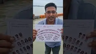 Section H from IIM Bangalore getting digital snan at Sangam, Prayagraj.