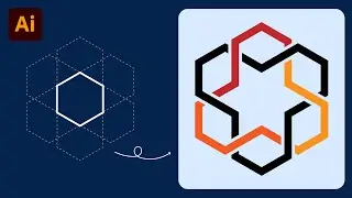 How to Create Geometric Logos in Adobe Illustrator | Step-by-Step Guide | Dot Dzinr