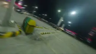 POV a Midnight Stopover on the Expressway | FPV
