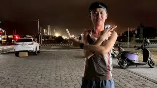 跨年夜不睡覺一路跑到台中港來回約50k，並約定6:00文心森林公園與跑團Fun4合照（下集）