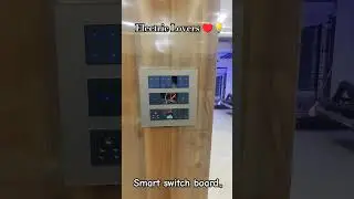 smart switch board 😎💡👷#light #electric #installation #smart #switch #work @indorielectrician111