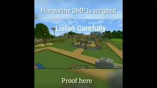 Herobrine SMP is scripted with proof / Minecraft Arena / #shorts #heobrinesmp #tgnetwork #scripted