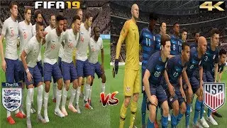FIFA 19 (PC) England vs USA | INTERNATIONAL FRIENDLY @ WEMBLEY STADIUM | 15/11/2018 | 4K 60FPS