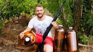 СТРЕЛЯЕМ В ПИВНУЮ КЕГУ! ВЗРЫВ!