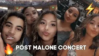 Post Malone Concert Vlog// Hollywoods Bleeding Tour