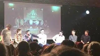 Jibland3 Manu Bennett&rsquo;s goto song (Tom Ellis&rsquo; chest)