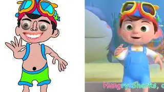 Cocomelon Baby Shark Drawing Memes Funny Video Nursery rhymes Memes