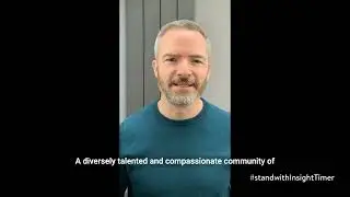 Please stand with insight timer. Details in description. Thank you.   #standwithInsightTimer