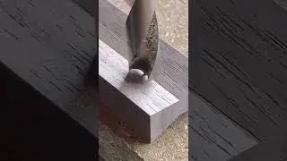 Making a perfectly fitted hole in a wooden block