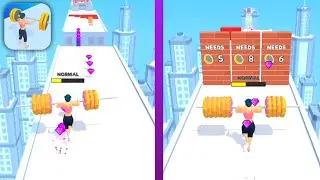 Weight Runner 3D🏋️&zwj;♀️🏋️Gameplay All Levels Part 4 | 10-11 Level [iOS, Android]
