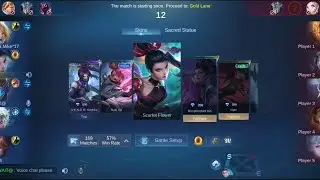Killable Hanabi Offlane Gameplay! Moblie lengeds gameplay (yin and Lesley full domination 😭)