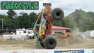 The Haymaker Monster Truck FREESTYLE! Winchester Monster Truck Throwdown 2025!