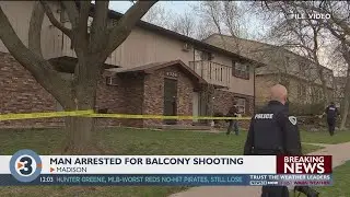 Madison police arrest suspect in east side balcony shooting