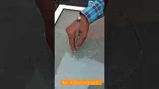 🪟🔥Bathroom window exhaust fan cut-out in glass🔥🔥 #shorts #glass #video
