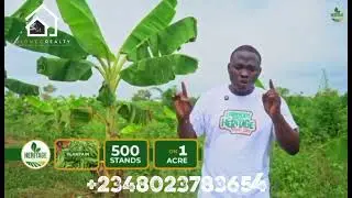 Own acres of affordable farmland in Nigeria & make money from plaintain farming. #farm #realestate