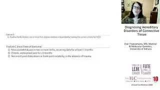 Clair Francomano, MD | Diagnosing Hereditary Disorders Of Connective Tissue