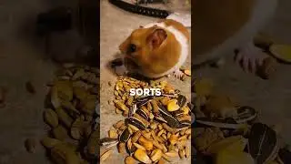How Hamsters Store Food in Their Cheeks! #shorts
