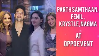 Parth Samthaan, Fenil Umrigar, Krystle Dsouza, Nagma Mirajkar at Oppo Event | Srilanka | Colombo