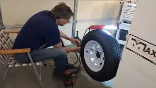 OUTFITTING CARGO TRAILER TO TRANSPORT LECTRIC E-BIKES BEHIND MOTORHOME