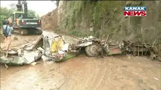 Deadly Landslide In Himachal's Bilaspur | Bus Buried Under Debris | 15 Dead, Rescue Ongoing