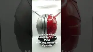 Kamen Rider W- Heat Metal helmet www.etsy.com/shop/SSpropMY