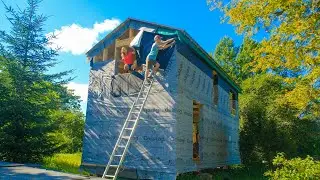 Adding WRAP on the Exterior of the TINY House UNDER $5000