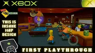Можно ли зайти в MOE'S в детстве?! - Первое прохождение | Геймплей Simpsons Hit And Run #4 |