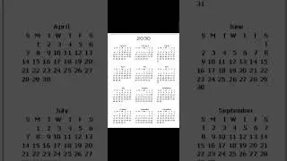 #educational #calendar #2030