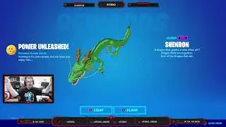 Unlocking the Shenron glider in Fortnite!
